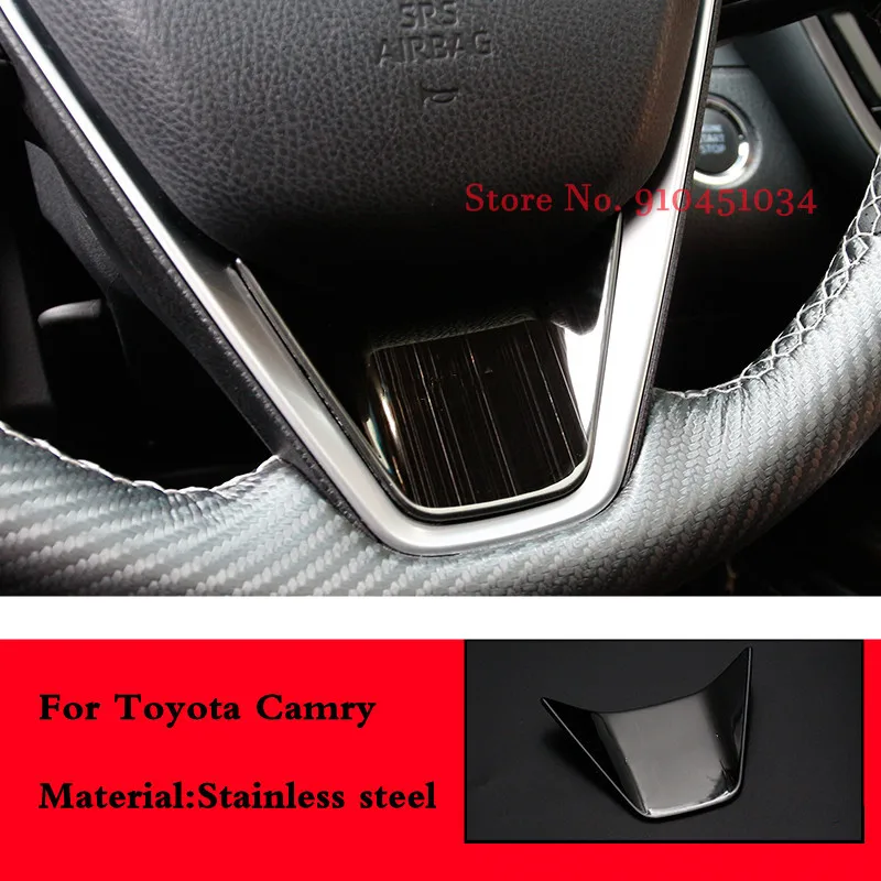 For Toyota Camry XV70 2018 2019 2020 Stainless Steel Car Steering Wheel Trim Circle Cover Sticker Interior Moulding Accessories
For Toyota Camry XV70 2018 2019 2020 Stainless Steel Car Steering Wheel Trim Circle Cover Sticker Interior Moulding Accessories