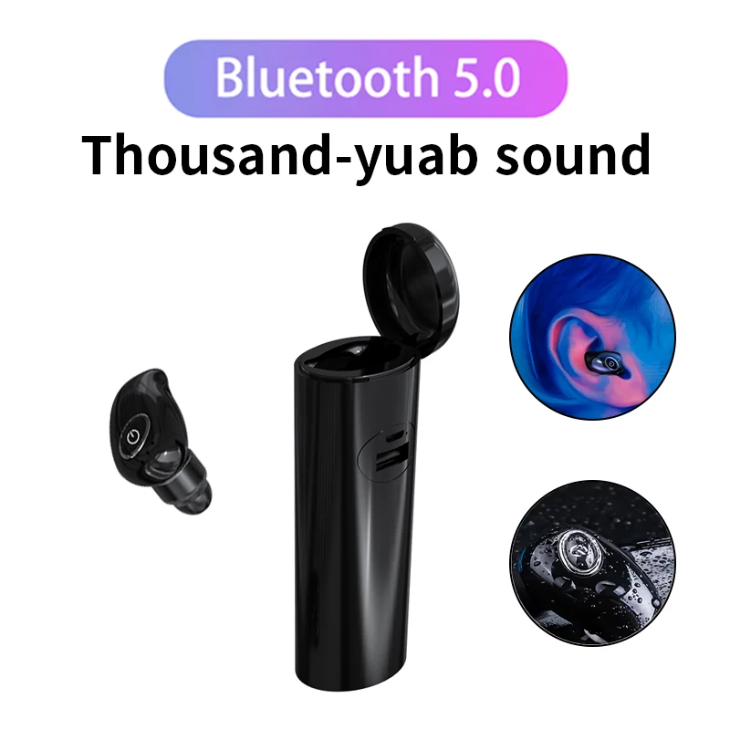 Single Earphone Mini Fashion Single In-ear Earbuds Earphone Hifi Sound Quality Intelligent Bluetooth-compatible Touch Earset
Single Earphone Mini Fashion Single In-ear Earbuds Earphone Hifi Sound Quality Intelligent Bluetooth-compatible Touch Earset