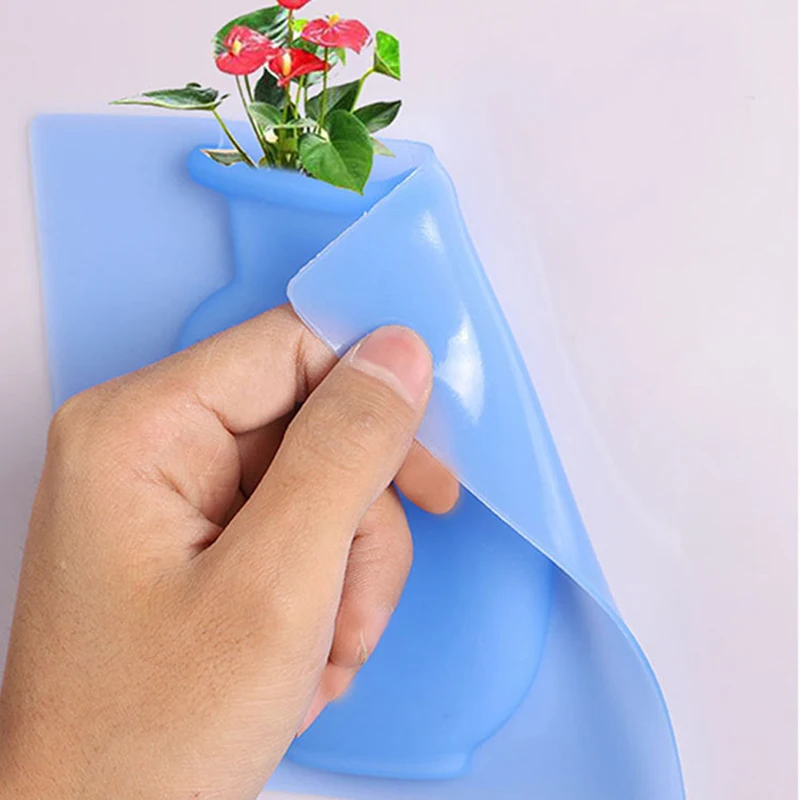 Creative Refrigerator Paste Removable Pot Wall Bottle Glass Stickers Vases Sticky For Home Office Flower Container Silicone
Creative Refrigerator Paste Removable Pot Wall Bottle Glass Stickers Vases Sticky For Home Office Flower Container Silicone