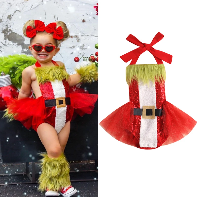Pudcoco 0-24M Romper Christmas Lovely Baby Girls Outfits Sequined Patchwork Sleeveless Fur Lace Tutu Jumpsuits
Pudcoco 0-24M Romper Christmas Lovely Baby Girls Outfits Sequined Patchwork Sleeveless Fur Lace Tutu Jumpsuits