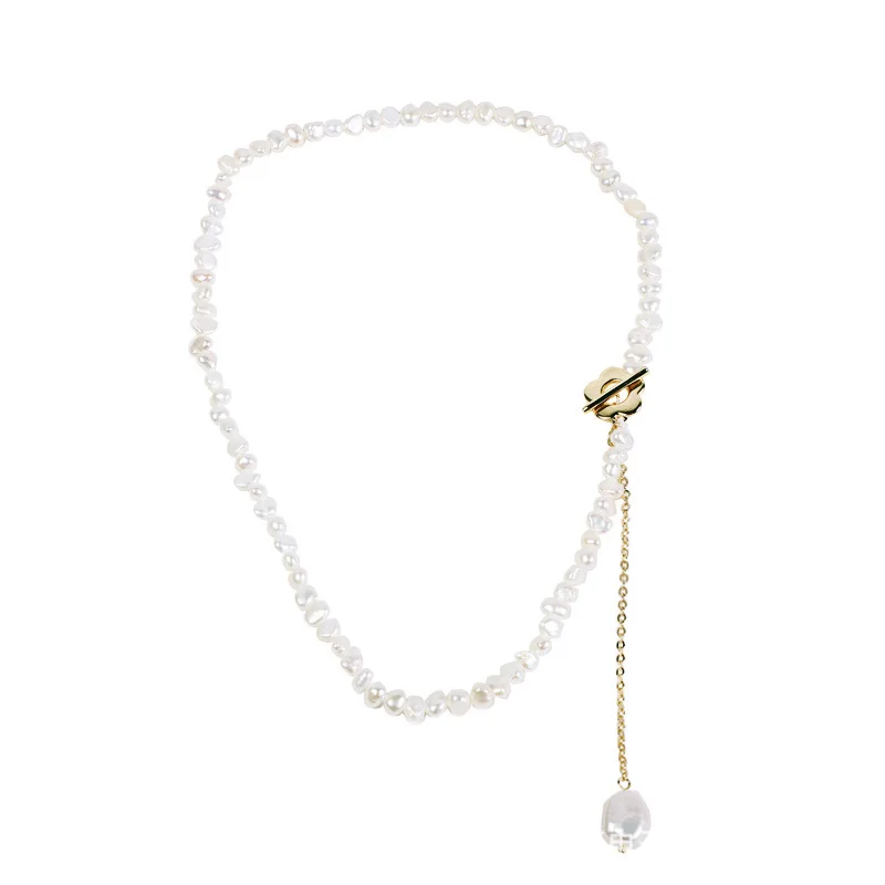 100% Natural Freshwater Pearl Necklace Vintage Baroque Pearl Jewelry for Women 37cm+8cm
100% Natural Freshwater Pearl Necklace Vintage Baroque Pearl Jewelry for Women 37cm+8cm