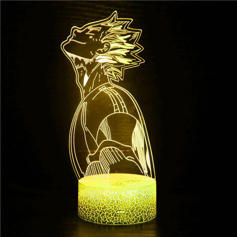 3d luminous anime Haikyu Bokuto Light children's gift comic tool Kotaro Bokuto table lamp Haikyuu bedroom desktop decoration
3d luminous anime Haikyu Bokuto Light children's gift comic tool Kotaro Bokuto table lamp Haikyuu bedroom desktop decoration