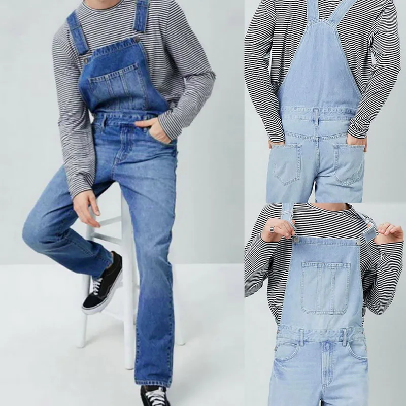 New Fashion Men's Jeans Overalls High Street Straight Denim Jumpsuits Hip Hop Men Cargo Bib Pants Cowboy Male Jean Dungarees
New Fashion Men's Jeans Overalls High Street Straight Denim Jumpsuits Hip Hop Men Cargo Bib Pants Cowboy Male Jean Dungarees