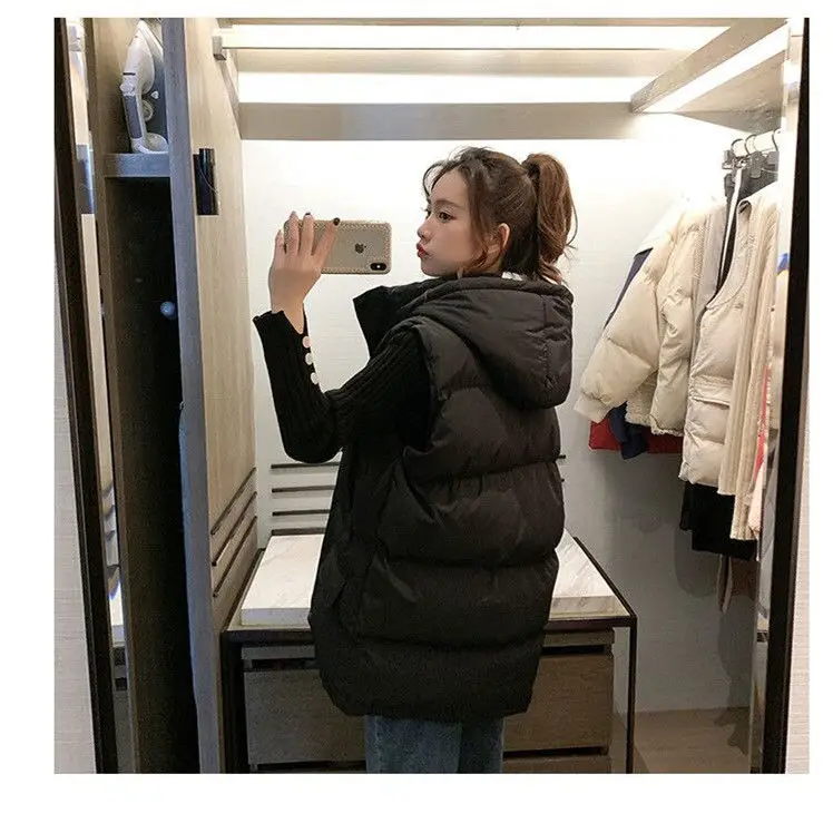 Women Autumn Winter Korean Style Solid Sleeveless Vests Female Thick Warm Vest Ladies Single Breasted Loose Waistcoat Z236 
Women Autumn Winter Korean Style Solid Sleeveless Vests Female Thick Warm Vest Ladies Single Breasted Loose Waistcoat Z236