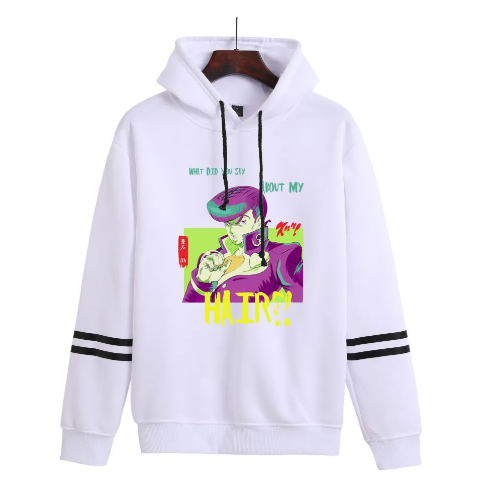 New JoJo Bizarre Adventure Hoodie Japanese Anime Men/women Sweatshirt Harajuku Cartoon Hip Hop Vintage Clothes Casual Hooded
New JoJo Bizarre Adventure Hoodie Japanese Anime Men/women Sweatshirt Harajuku Cartoon Hip Hop Vintage Clothes Casual Hooded