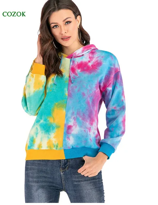 Sets tie-dye fleece Womens Tie-dye Sweatshirts Femme New Fashion Hot Hoodies Pocket Long Sleeve Autumn Winter Casual Tops
Sets tie-dye fleece Womens Tie-dye Sweatshirts Femme New Fashion Hot Hoodies Pocket Long Sleeve Autumn Winter Casual Tops