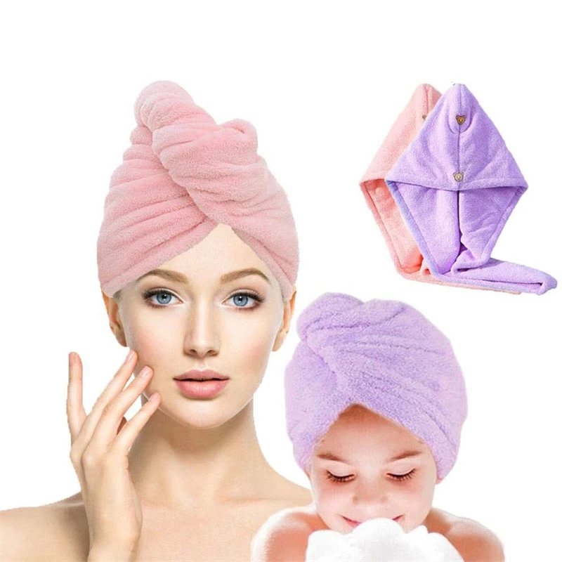 Thick Coral Fleece Hair Drying Cap Super Absorbent Quick-Drying Soft Drying Bath Towel Cap Dry Hair Towel Hair Scarf Headbands
Thick Coral Fleece Hair Drying Cap Super Absorbent Quick-Drying Soft Drying Bath Towel Cap Dry Hair Towel Hair Scarf Headbands