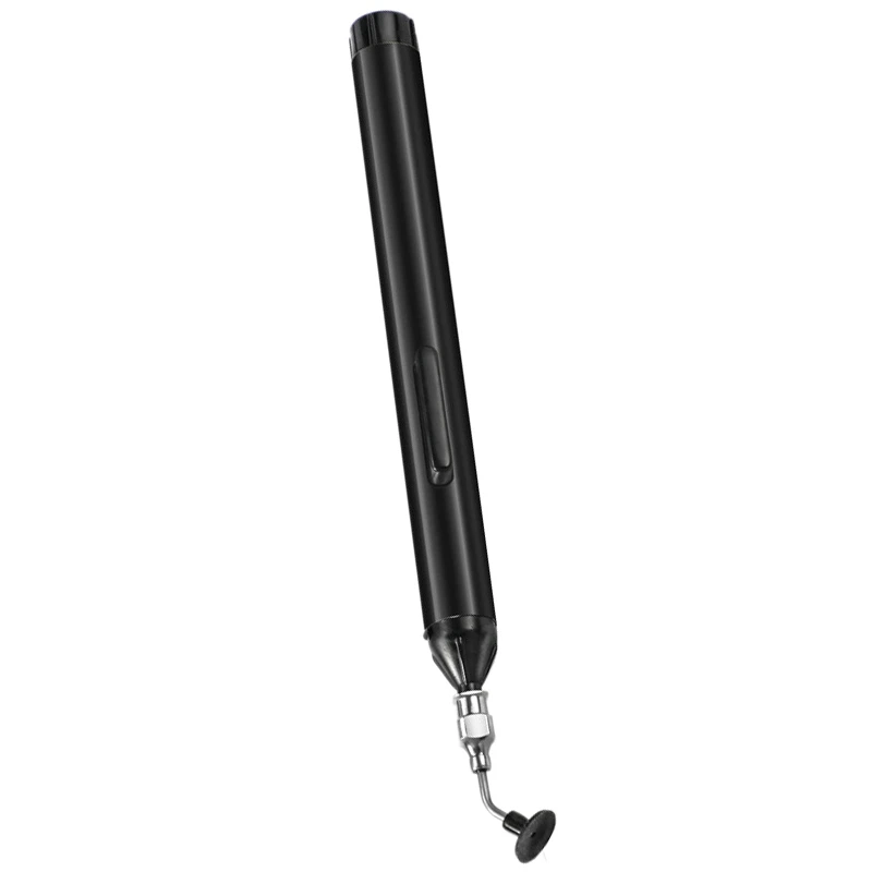 Vacuum Sucking Pen Suction Remover Sucker IC SMD Tweezers Pick Up Tool Soldering Tool Desoldering with 3 Suction Head
Vacuum Sucking Pen Suction Remover Sucker IC SMD Tweezers Pick Up Tool Soldering Tool Desoldering with 3 Suction Head