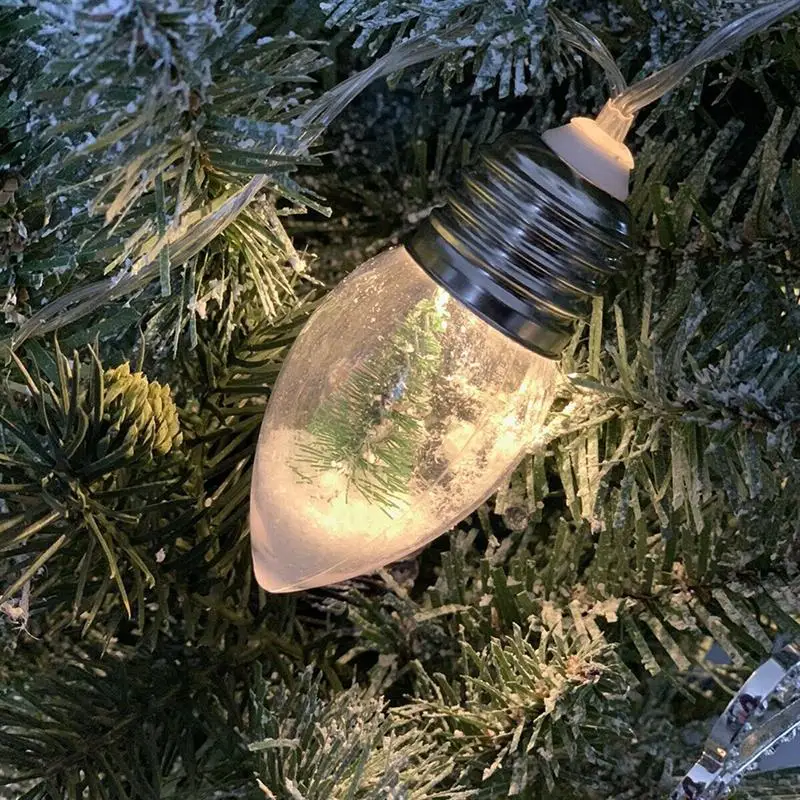 Christmas Ball Ornament LED Warm Waterproof Led Globe String Light Snowflakes Light String With 6 Bulbs Ornament Fairy Lights
Christmas Ball Ornament LED Warm Waterproof Led Globe String Light Snowflakes Light String With 6 Bulbs Ornament Fairy Lights