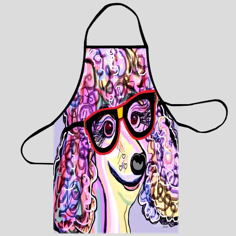 Poodle Dog Kitchen Aprons For Women Oxford Fabric Cleaning Pinafore Home Cooking Accessories Apron
Poodle Dog Kitchen Aprons For Women Oxford Fabric Cleaning Pinafore Home Cooking Accessories Apron