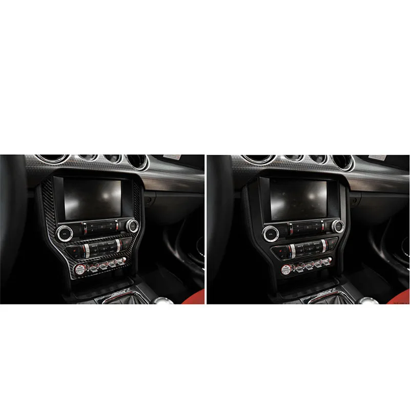 For Ford Mustang Carbon Fiber Central Control Air Conditioning CD Panel Cover Trim Sticker Car Styling 2015-2017 Accessories
For Ford Mustang Carbon Fiber Central Control Air Conditioning CD Panel Cover Trim Sticker Car Styling 2015-2017 Accessories