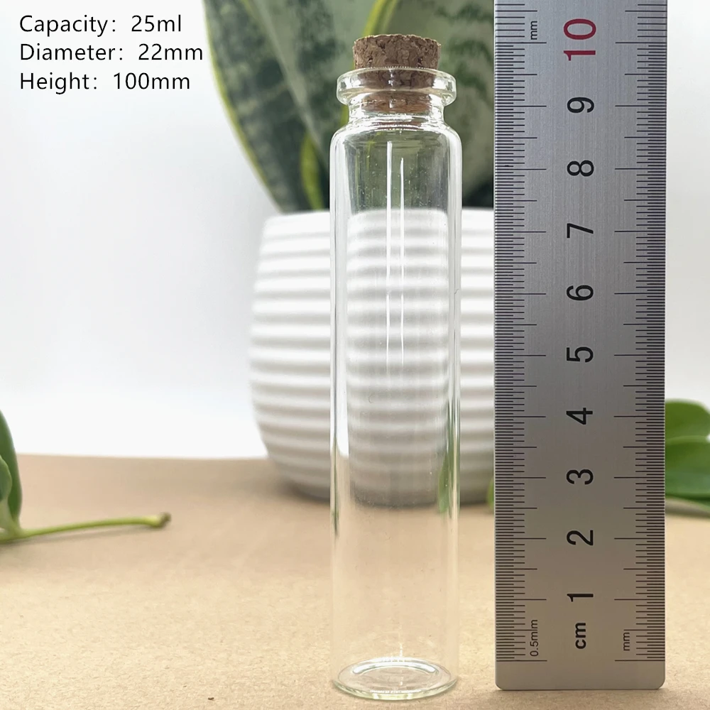 50 Pieces Glass Bottles 22*100mm 25ml Storage With Cork Stopper Crafts Tiny stash Jars container Glass Jar Mini Bottle Gift
50 Pieces Glass Bottles 22*100mm 25ml Storage With Cork Stopper Crafts Tiny stash Jars container Glass Jar Mini Bottle Gift