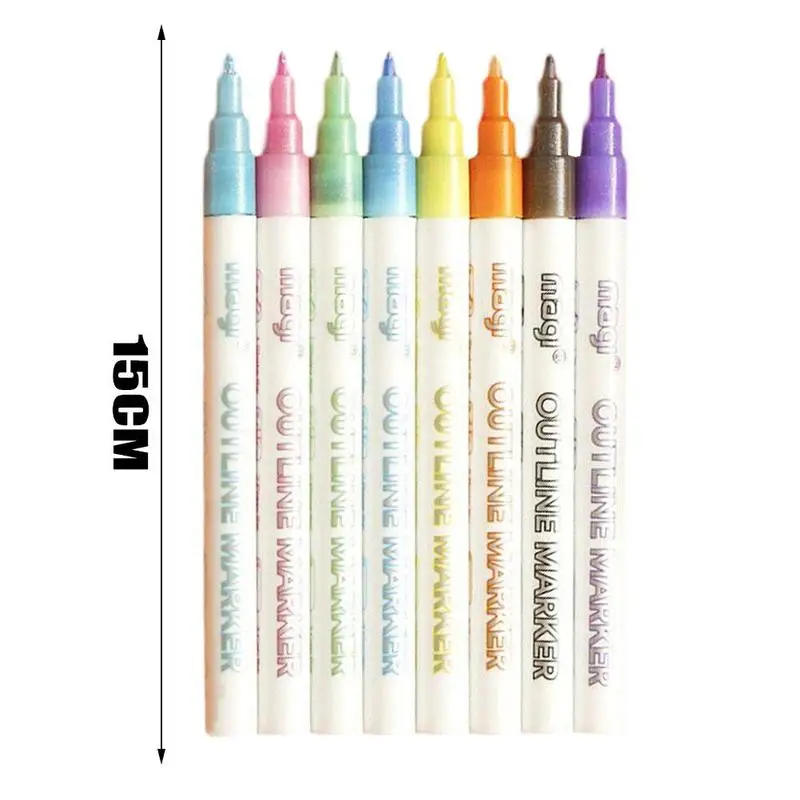 8pcs/set of color double-line pens, candy color student hand-note pens multicolor posters For school X2L9
8pcs/set of color double-line pens, candy color student hand-note pens multicolor posters For school X2L9