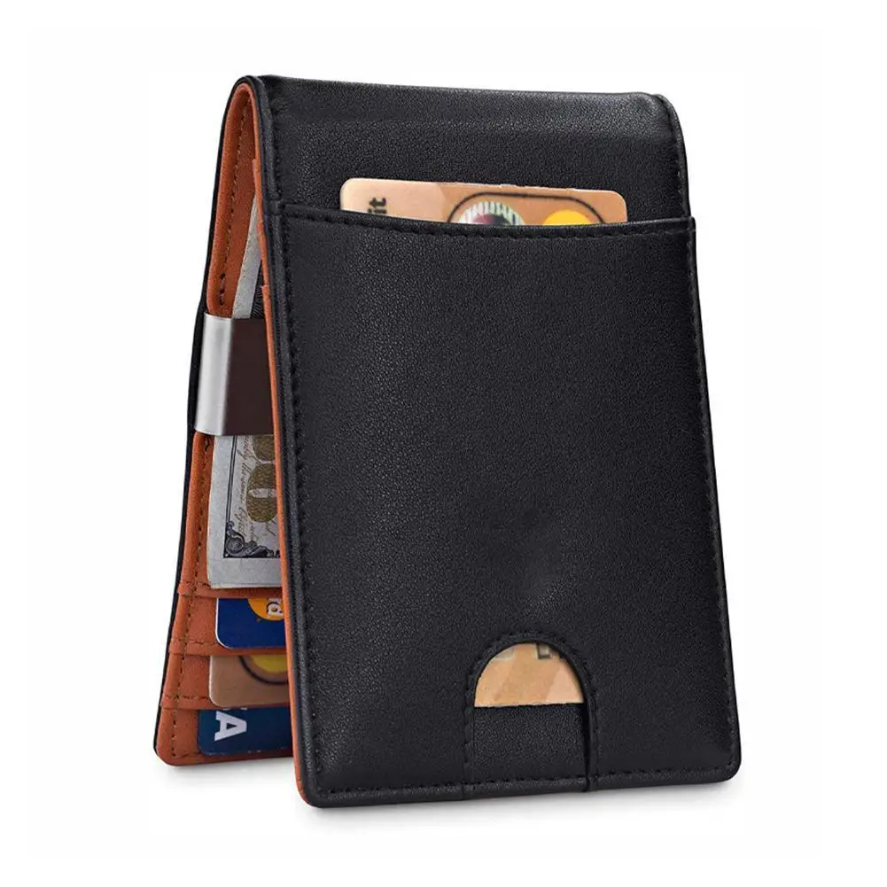 Leather Small Wallet Men Bifold Credit Card Holder Wallet Blocking Purse For Men Male Credit Bank Card Case Holder
Leather Small Wallet Men Bifold Credit Card Holder Wallet Blocking Purse For Men Male Credit Bank Card Case Holder