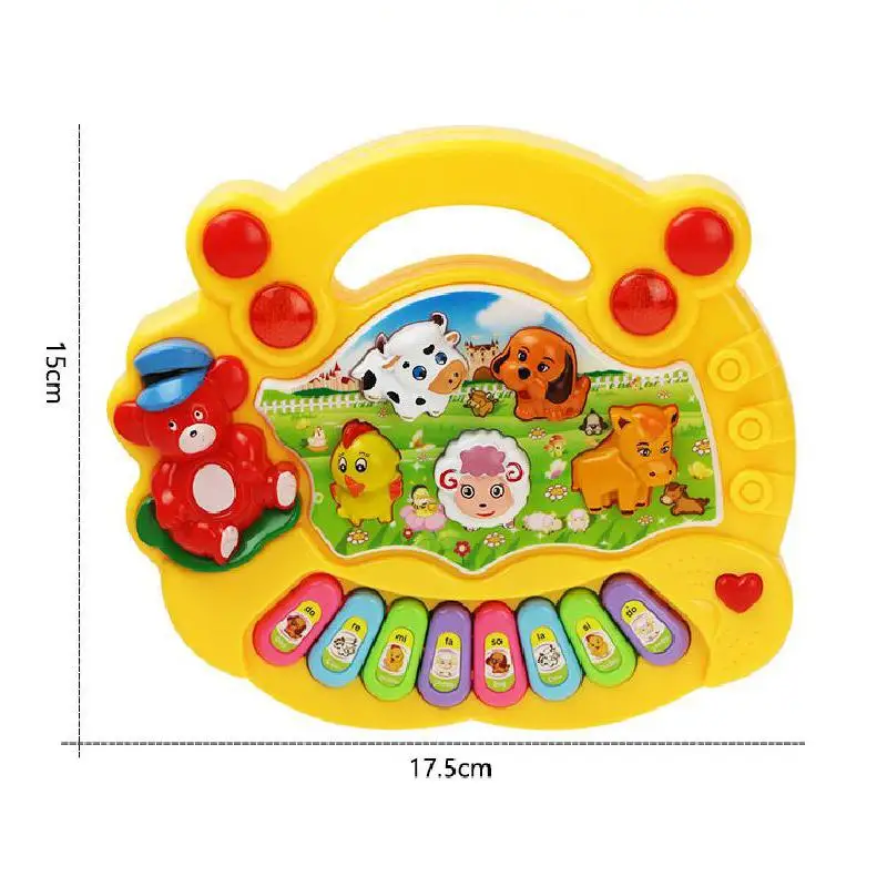 Baby Electronic Organ Music Keyboard Toys Education Piano Animal Farm Growth Music Children Enlightenment Toy English Style
Baby Electronic Organ Music Keyboard Toys Education Piano Animal Farm Growth Music Children Enlightenment Toy English Style