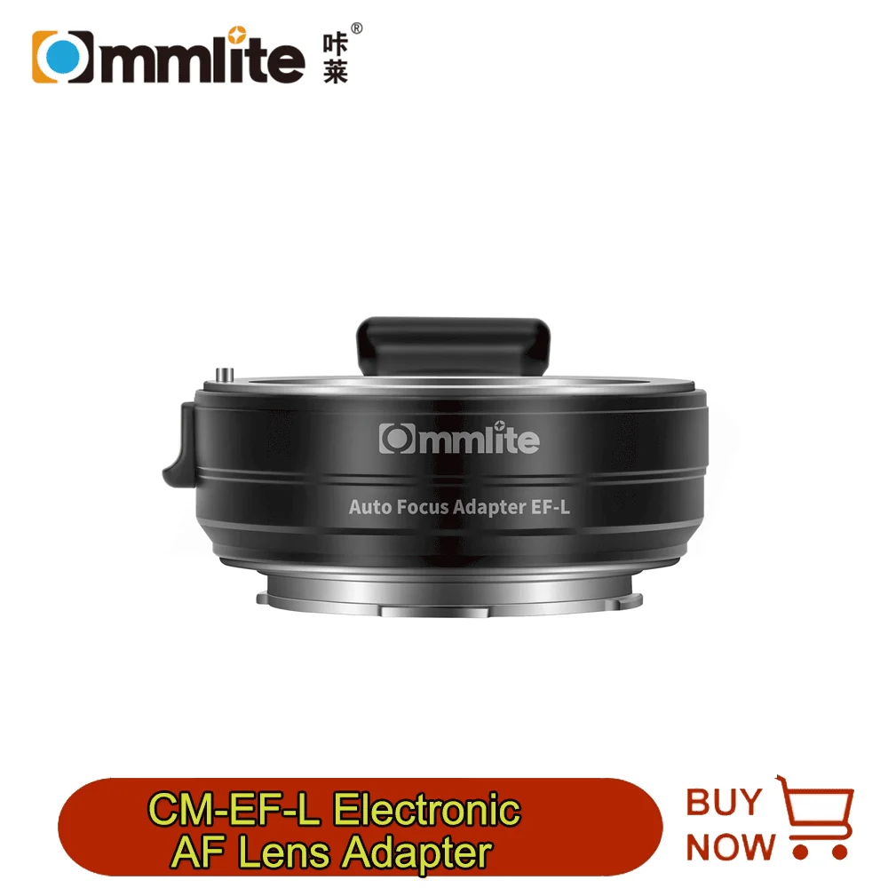 

Commlite Electronic AF Lens Adapter CM-EF-L from EF/EF-S Mount Lens to for Panasonic Sigma Leica L-Mount Cameras