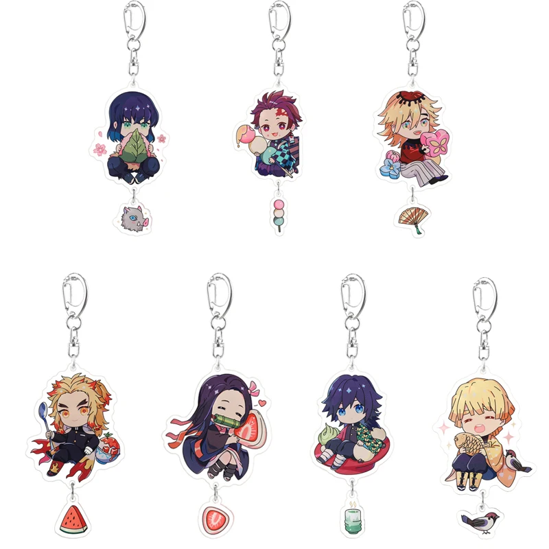 New Anime Demon Slayer Kimetsu No Yaiba Keychain Douma Kyoujurou Tanjirou Nezuko Zenitsu Acrylic Keyring Blade of Ghost Pendant
New Anime Demon Slayer Kimetsu No Yaiba Keychain Douma Kyoujurou Tanjirou Nezuko Zenitsu Acrylic Keyring Blade of Ghost Pendant