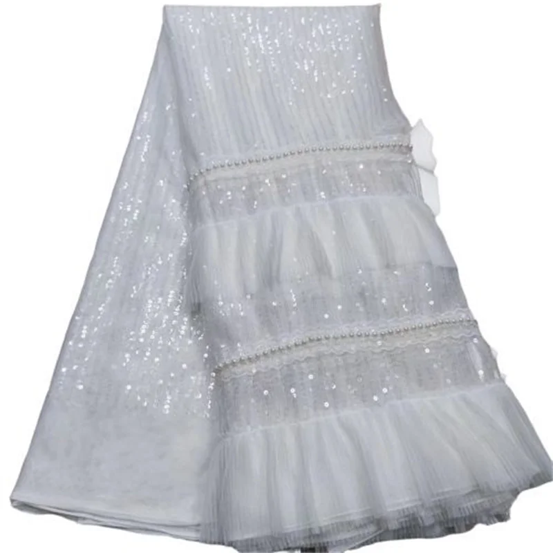 Белые блестки, тюль, кружево, зеленая африканская кружевная ткань с бусинами, Высококачественная нигерийская французская сетчатая кружевн... 
Белые блестки, тюль, кружево, зеленая африканская кружевная ткань с бусинами, Высококачественная нигерийская французская сетчатая кружевн...