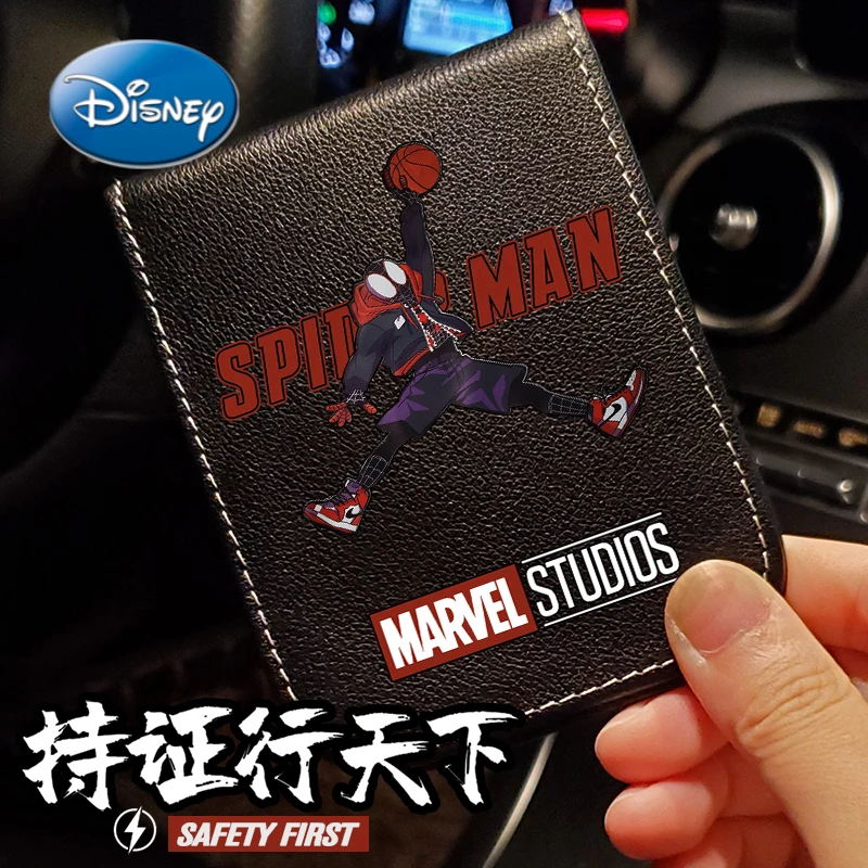 New Disney Bag Marvel Spiderman Cartoon Printing Male and Female Driver's License Driving License Leather Cover Protective Cover
New Disney Bag Marvel Spiderman Cartoon Printing Male and Female Driver's License Driving License Leather Cover Protective Cover