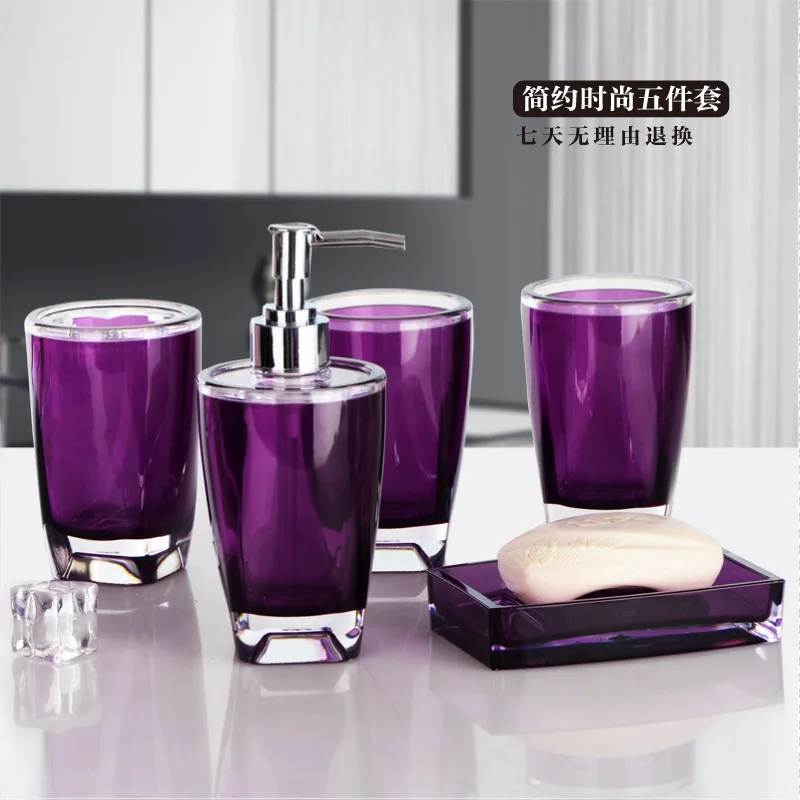 5 Pcs/Set Europe Style Bathroom Supplies Wash Set Creative Acrylic Bathroom Accessories Set Wedding Gift
5 Pcs/Set Europe Style Bathroom Supplies Wash Set Creative Acrylic Bathroom Accessories Set Wedding Gift