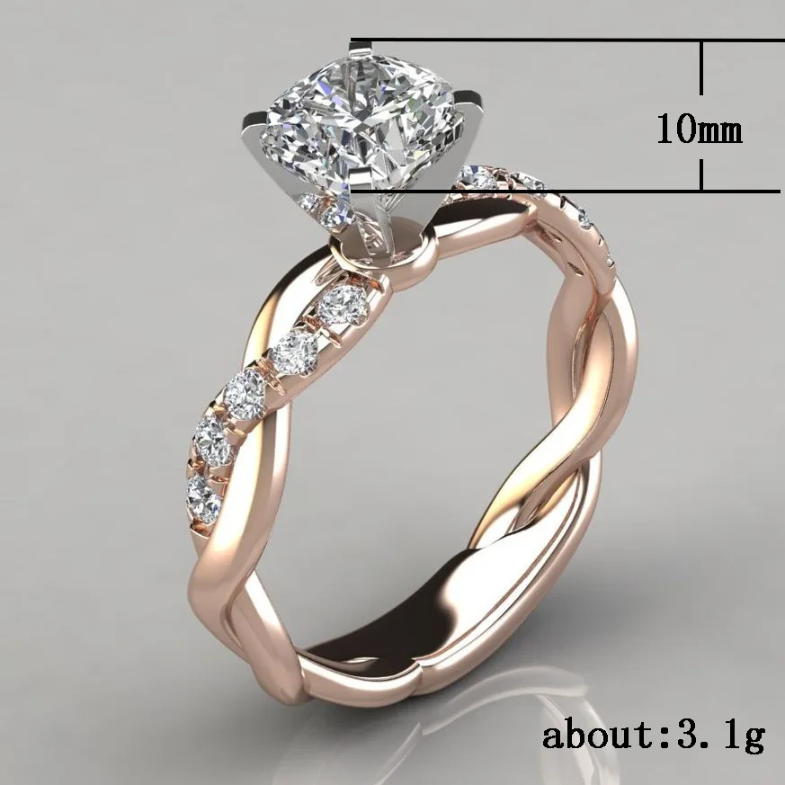 Charm Female White Round Crystal Ring Clsssic Rose Gold Color Wedding Rings For Trendy Infinity Zircon Love Engagement Ring
Charm Female White Round Crystal Ring Clsssic Rose Gold Color Wedding Rings For Trendy Infinity Zircon Love Engagement Ring
