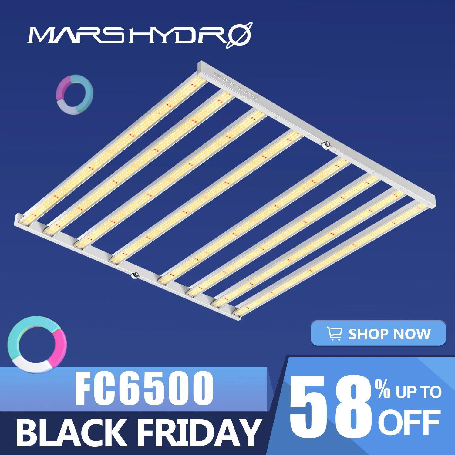 Mars Hydro FC 6500 Sunlike Led Grow Light Dimmable Full Spectrum Samsung LM301B Chips For Indoor Veg Flower Hydroponics Plants
Mars Hydro FC 6500 Sunlike Led Grow Light Dimmable Full Spectrum Samsung LM301B Chips For Indoor Veg Flower Hydroponics Plants