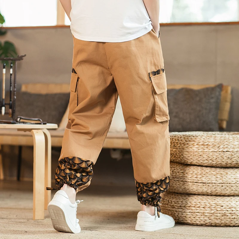 Leisure Cotton Linen Men's Harem Pants Elasticated Waist Multi-Pocket Mens Cargo Pants 2020 New Pencil Pants Male Streetwear
Leisure Cotton Linen Men's Harem Pants Elasticated Waist Multi-Pocket Mens Cargo Pants 2020 New Pencil Pants Male Streetwear