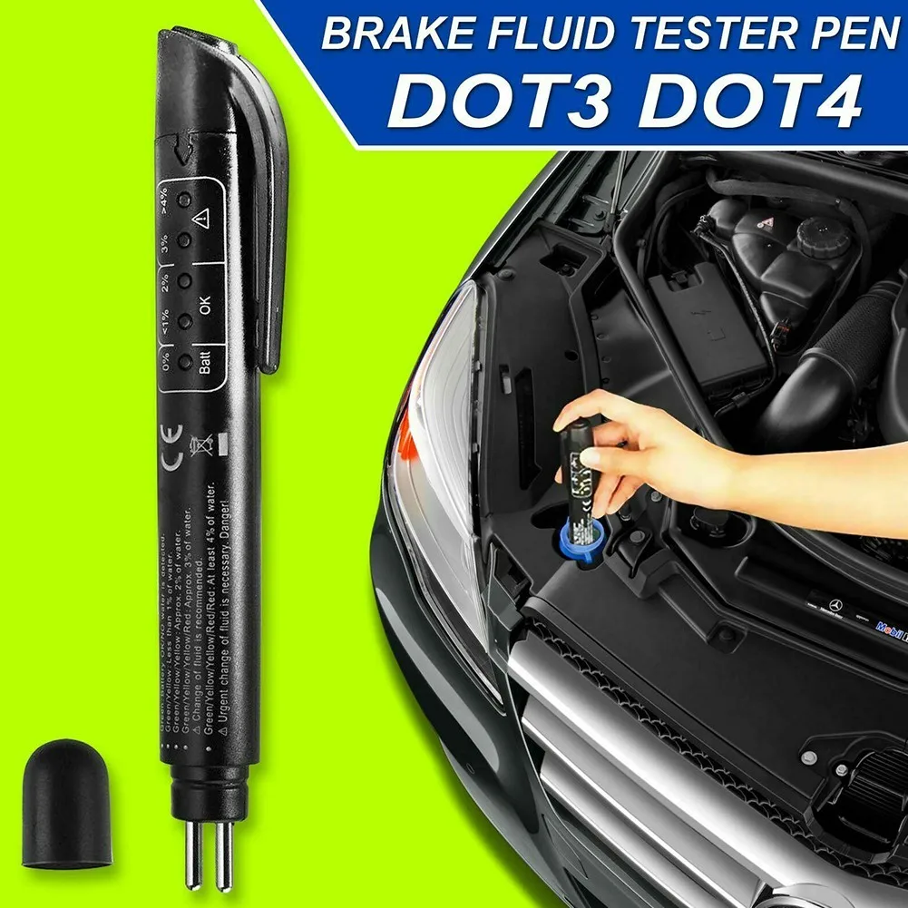 Automobile Brake Fluid Tester Liquid Oil Test Pen Detection Diagnostic Pen LED Indicator Accurate Oil Quality Testing Tools
Automobile Brake Fluid Tester Liquid Oil Test Pen Detection Diagnostic Pen LED Indicator Accurate Oil Quality Testing Tools