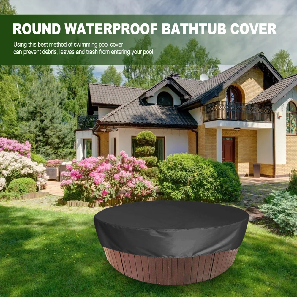 1Pc Round Hot Tub Cover Bathtub Waterproof Cover Courtyard Dust Cover
1Pc Round Hot Tub Cover Bathtub Waterproof Cover Courtyard Dust Cover