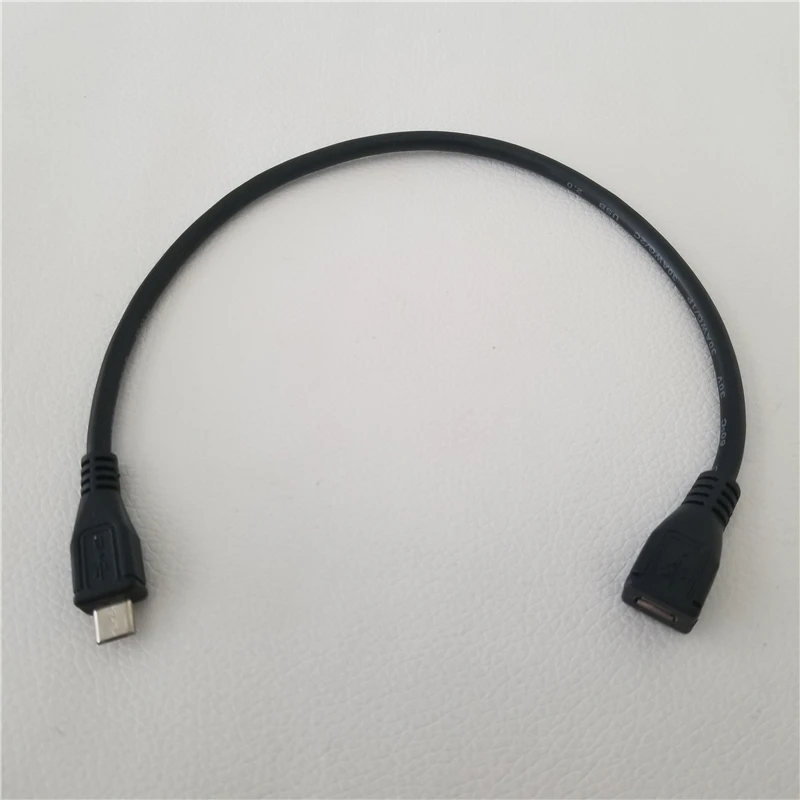 Micro B USB male to female data charging cable cord for cellphone/tablet/PC/laptop 25cm
Micro B USB male to female data charging cable cord for cellphone/tablet/PC/laptop 25cm