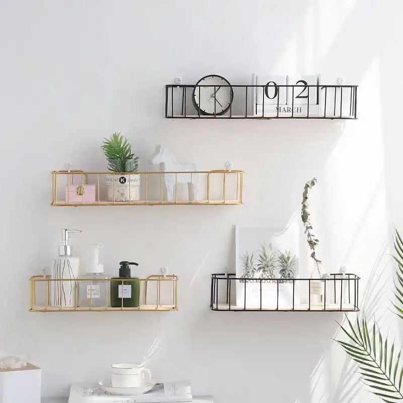 Nordic simple Plank iron art commodity shelf Kitchen toilet storage rack Shop decoration Wall Hanger rack Decorative frame
Nordic simple Plank iron art commodity shelf Kitchen toilet storage rack Shop decoration Wall Hanger rack Decorative frame