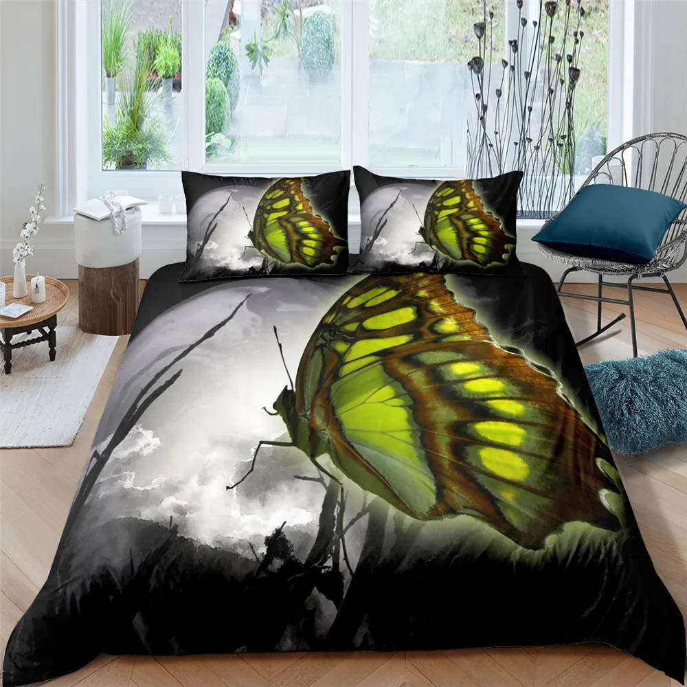 3D Printed Butterfly Bedroom Decor Quilt Cover Bedding Set Luxury Comforter Cover 2/3pcs Bedspreads Pillowcase Quilt Cover
3D Printed Butterfly Bedroom Decor Quilt Cover Bedding Set Luxury Comforter Cover 2/3pcs Bedspreads Pillowcase Quilt Cover