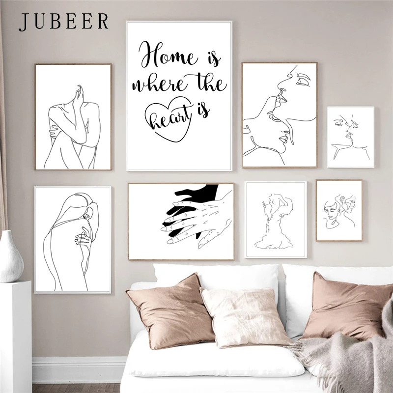 Nordic Style Poster Sheets for Paintings Bedroom Decoration Paintings Posters Decorativos for Room Minimalist Wall Canvas Prints 
Nordic Style Poster Sheets for Paintings Bedroom Decoration Paintings Posters Decorativos for Room Minimalist Wall Canvas Prints