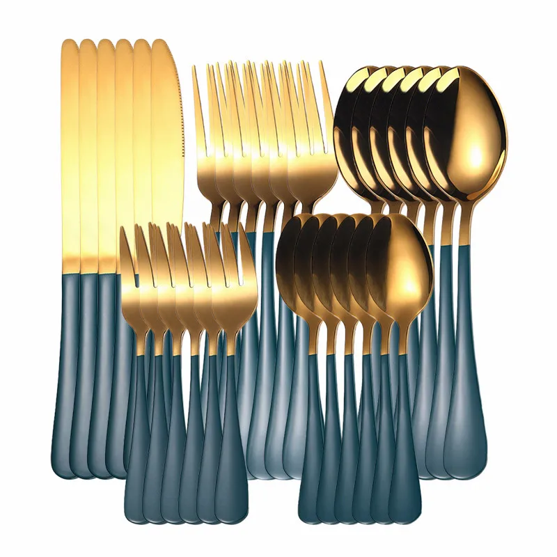 Cutlery Steel 30 Cutlery Set Knifes Spoon Forks Set Stainless Pcs Gold Sets Full Dropshipping Tableware Home Set Dinnerware
Cutlery Steel 30 Cutlery Set Knifes Spoon Forks Set Stainless Pcs Gold Sets Full Dropshipping Tableware Home Set Dinnerware