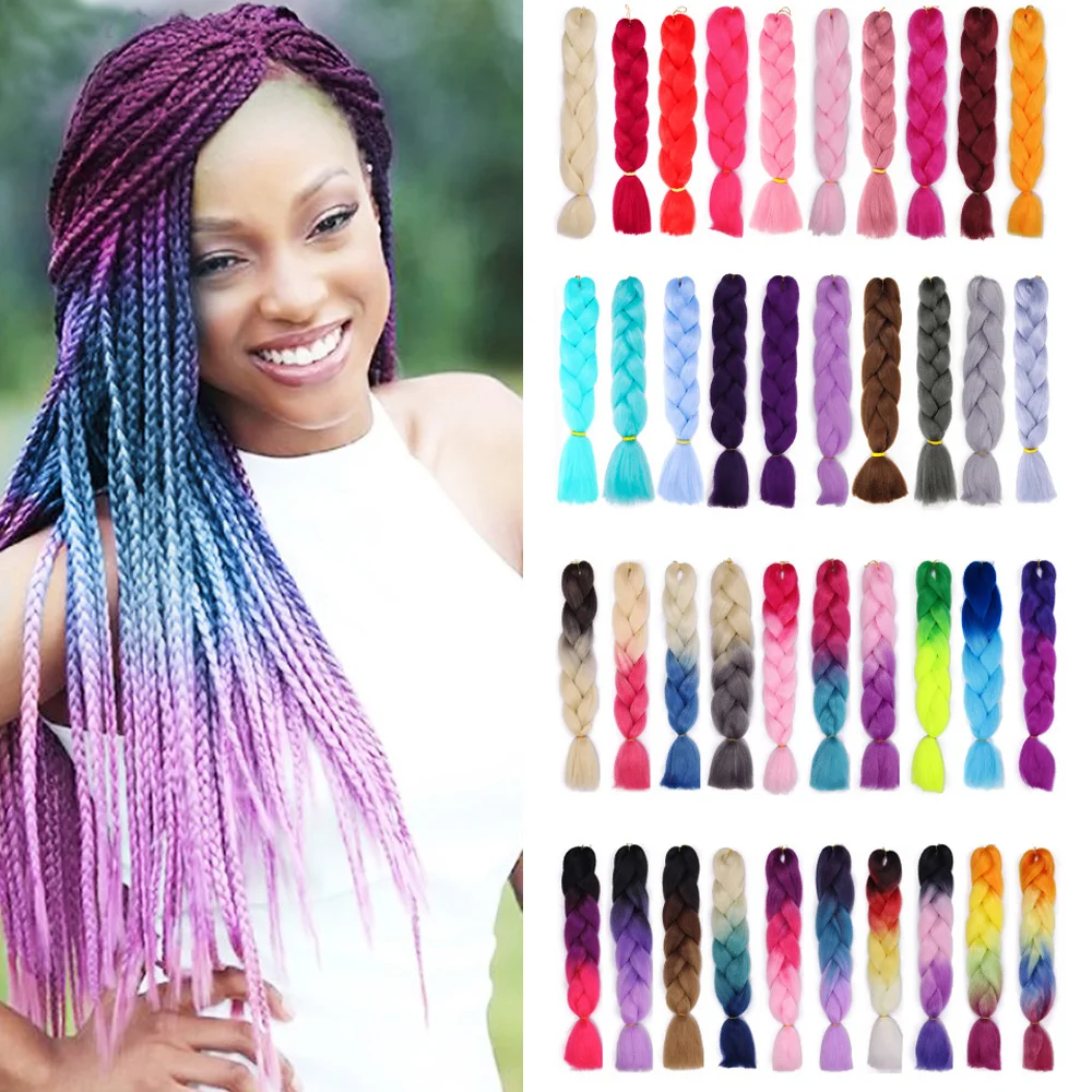 ONYX Hairs Long 24inch Jumbo Braids Hair Extensions Synthetic Braiding Hair style 100g/Pcs Pure /Ombre Color for Women
ONYX Hairs Long 24inch Jumbo Braids Hair Extensions Synthetic Braiding Hair style 100g/Pcs Pure /Ombre Color for Women