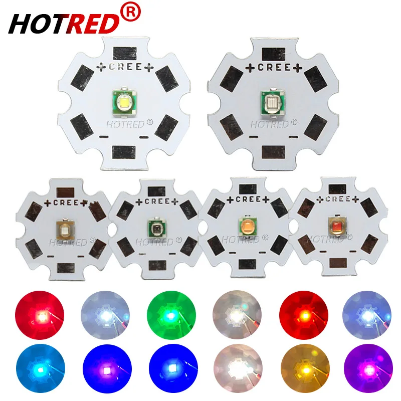 

10pcs 1W 3W High Power LED Beads Replace CREE 3535 XPE lamp Diode Full Spectrum Cool Warm White Green Deep Red 660nm Royal blue