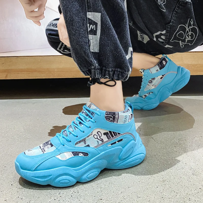 Men's Skateboarding Shoes High Top Leisure Sneakers Breathable Street Shoes Sports Shoes Hip Hop Walking Shoes 39-44
Men's Skateboarding Shoes High Top Leisure Sneakers Breathable Street Shoes Sports Shoes Hip Hop Walking Shoes 39-44