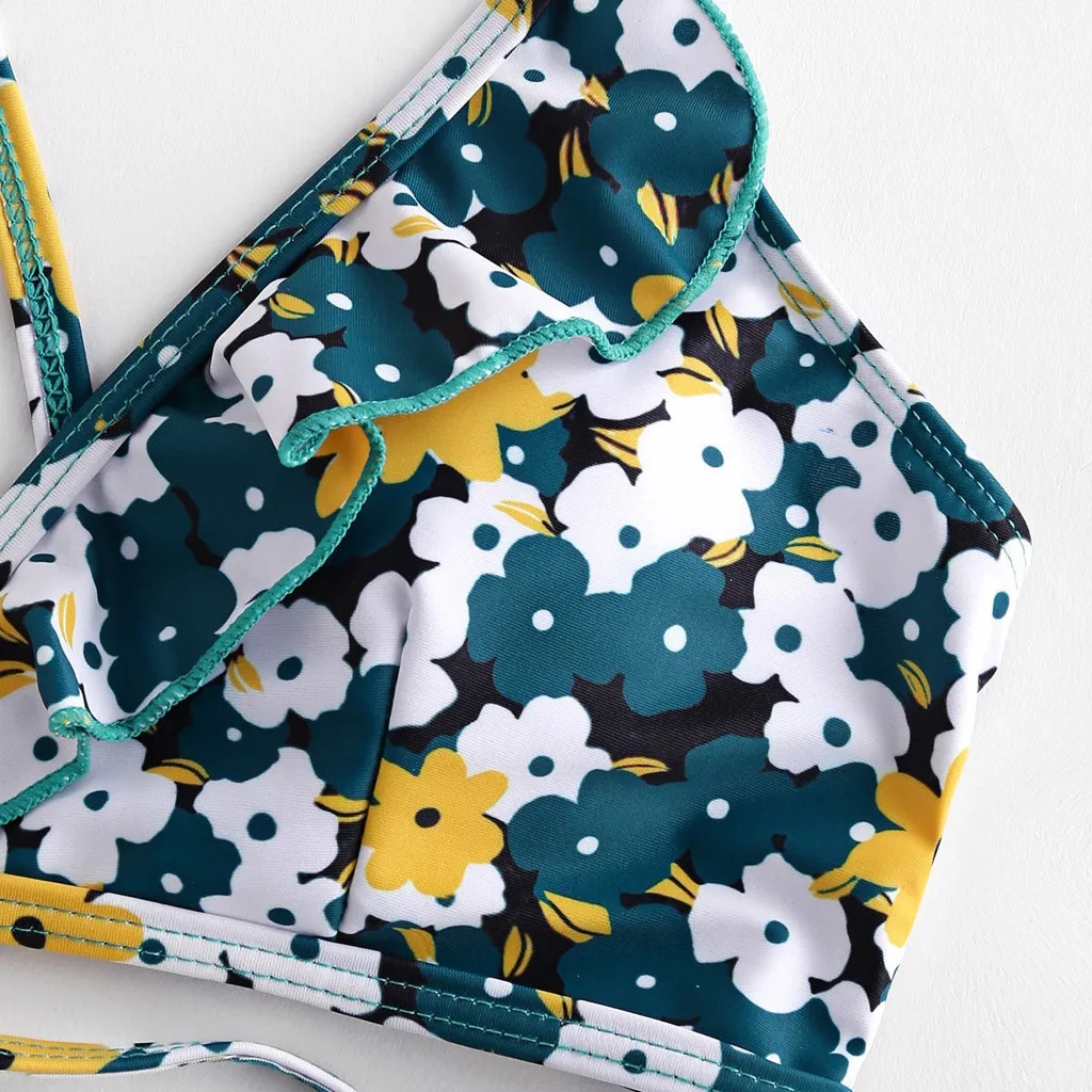 Bikini Swimsuit Women Ropa De Mujer 2020 Women's Summer Sexy Floral Print Ruffle High Cut Bikini Set Two Piece Swimsuit
Bikini Swimsuit Women Ropa De Mujer 2020 Women's Summer Sexy Floral Print Ruffle High Cut Bikini Set Two Piece Swimsuit