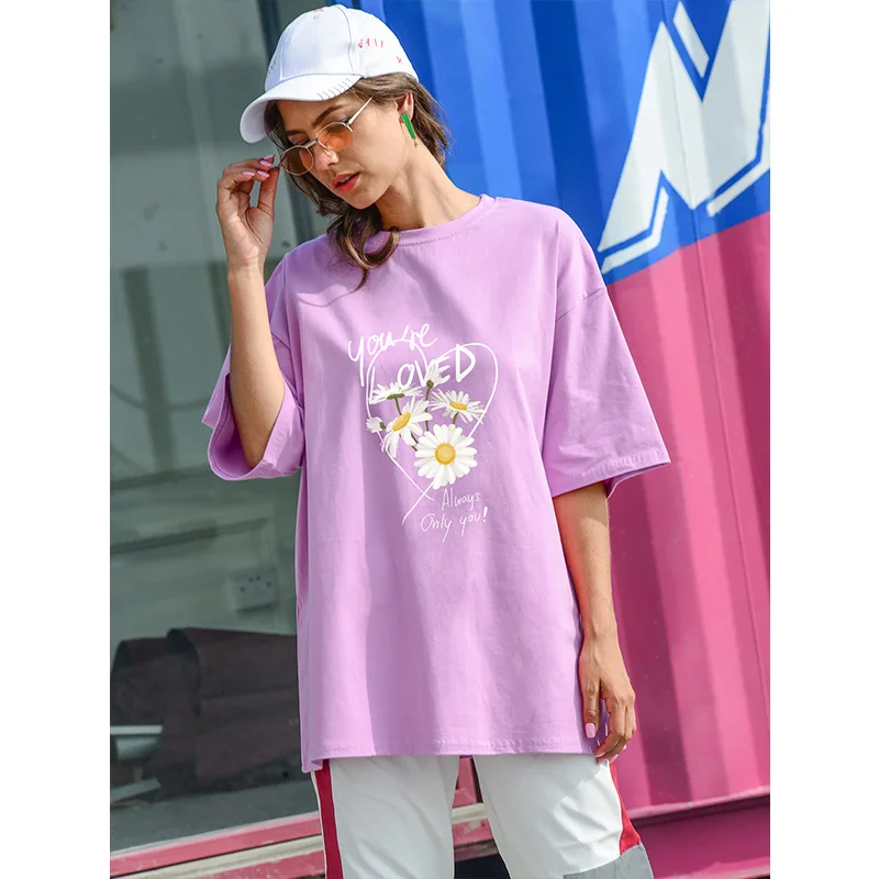 2021 new casual cotton personality round neck girl printed short-sleeved t-shirt fashion trend one
2021 new casual cotton personality round neck girl printed short-sleeved t-shirt fashion trend one