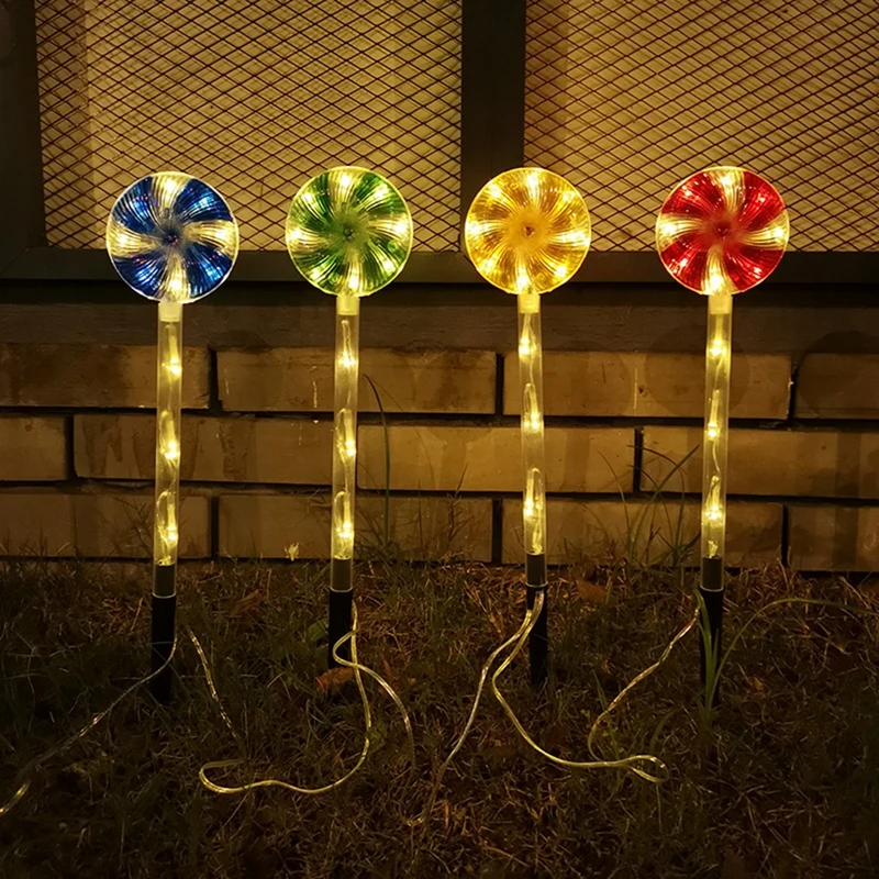 4pcs Christmas Solar Power Candy Lollipop Lamp Outdoor Waterproof LED Christmas Candy String Lights Garden Yard Lawn Decoration
4pcs Christmas Solar Power Candy Lollipop Lamp Outdoor Waterproof LED Christmas Candy String Lights Garden Yard Lawn Decoration