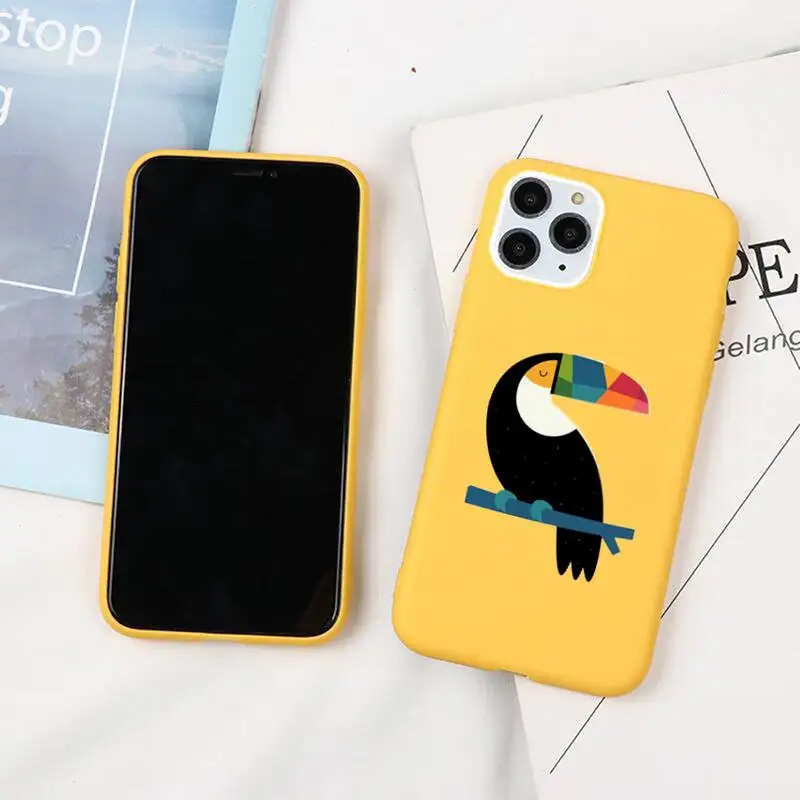 Cartoon Cute Parrot Phone Case For IPhone 6 6s 7 8 Plus X Xs Xr Xsmax 11 12 Pro Promax 12mini Candy Yellow Silicone Cover
Cartoon Cute Parrot Phone Case For IPhone 6 6s 7 8 Plus X Xs Xr Xsmax 11 12 Pro Promax 12mini Candy Yellow Silicone Cover