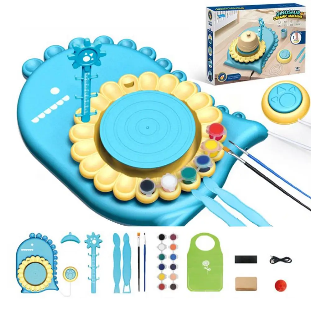 Electric Pottery Wheel Kit Children Handmade Ceramic Machine Art Craft Kit Wheel Kit Arts And Crafts For Children Learning Toys
Electric Pottery Wheel Kit Children Handmade Ceramic Machine Art Craft Kit Wheel Kit Arts And Crafts For Children Learning Toys
