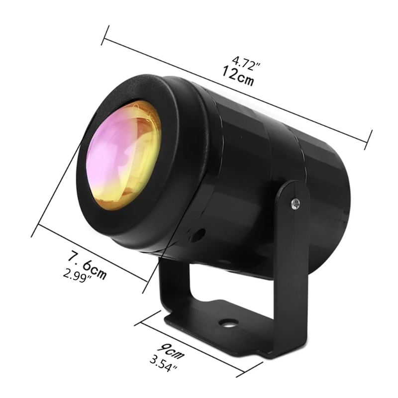 USB Rainbow Projector LED Night Light Sun Protection Desk Lamp for Bedroom Bar Coffee Store Wall Decoration
USB Rainbow Projector LED Night Light Sun Protection Desk Lamp for Bedroom Bar Coffee Store Wall Decoration