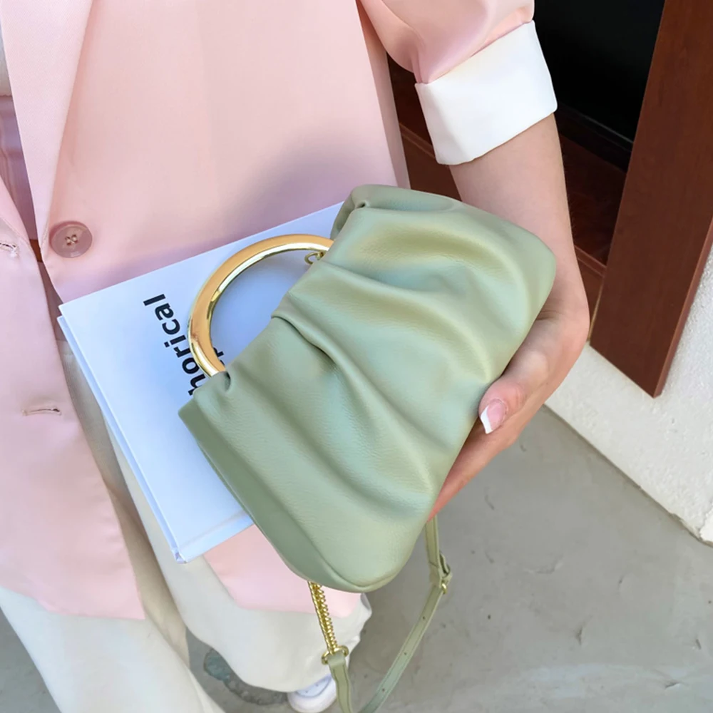 Folds Design PU Leather Soft Crossbody Bag For Women 2021 Luxury Brand Ladies Shoulder Handbags Female Travel Chain Small Purse
Folds Design PU Leather Soft Crossbody Bag For Women 2021 Luxury Brand Ladies Shoulder Handbags Female Travel Chain Small Purse