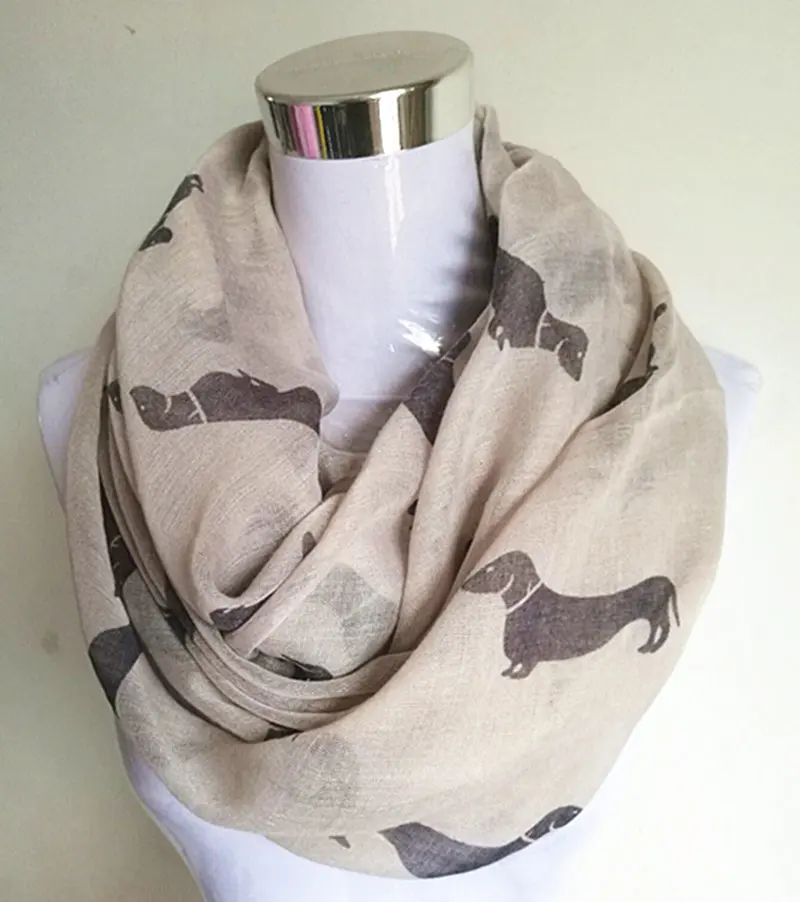 

Hot circle scarf woman women's scarf with print large handkerchiefs for women infinity scarf dog ring scarves