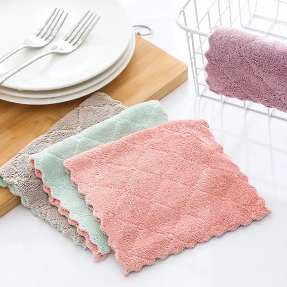Super Absorbent Clean Cloth Wiping Rag Dish Towel Kitchen Superfine Cleaning Wipe Dish Sink Cloth Fiber Towel J3r6 
Super Absorbent Clean Cloth Wiping Rag Dish Towel Kitchen Superfine Cleaning Wipe Dish Sink Cloth Fiber Towel J3r6