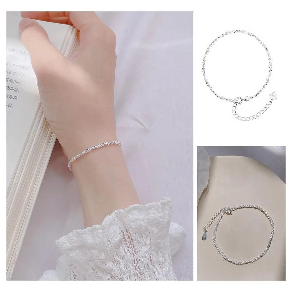 Gypsophila Bracelet Female Korean Version S925 Degree Silver Student Simple Personality Net Celebrity Wild Girl Accessories
Gypsophila Bracelet Female Korean Version S925 Degree Silver Student Simple Personality Net Celebrity Wild Girl Accessories