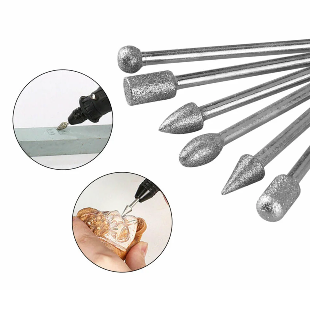 20PC 120 Grit Electroplated Diamond Burr Set Drill Bit Set Rotary Grinding Tool Perfect For Plastic Wood Glass Metal Cerami
20PC 120 Grit Electroplated Diamond Burr Set Drill Bit Set Rotary Grinding Tool Perfect For Plastic Wood Glass Metal Cerami