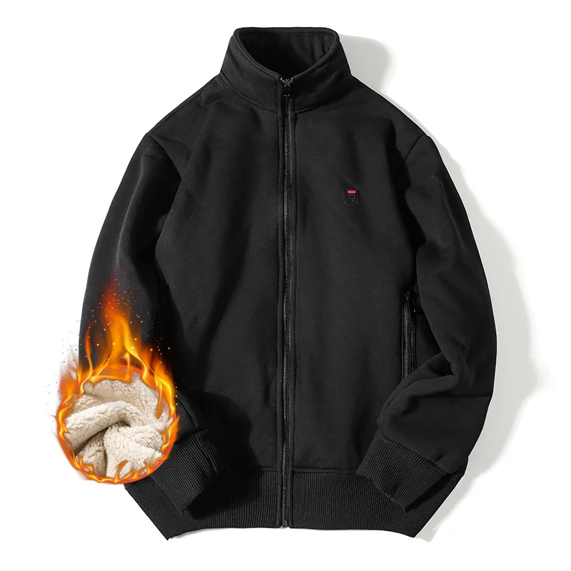 Толстовка мужская зимняя с воротником-стойкой и подкладкой из овечьей шерсти
Толстовка мужская зимняя с воротником-стойкой и подкладкой из овечьей шерсти