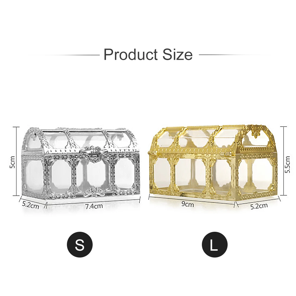 Creative Portable Candy Box European Hollow Gold Silver Treasure Chest Jewelry Ring Necklace Carrying Case Organizer Storage Box
Creative Portable Candy Box European Hollow Gold Silver Treasure Chest Jewelry Ring Necklace Carrying Case Organizer Storage Box